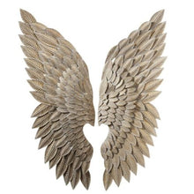 Load image into Gallery viewer, Abstract Angel Wing Wall Figurine Statue Retro Wall Hanging Decorations Art Sculpture Metal Craftwork Home Decorations R206